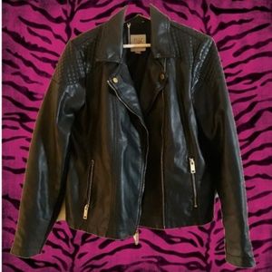 Roz & Ali Faux Leather Jacket